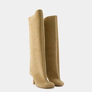 MM6 MAISON MARGIELA ANATOMIC CAMEL SLIP-ON SUEDE BOOT SIZE 36.5 NIB